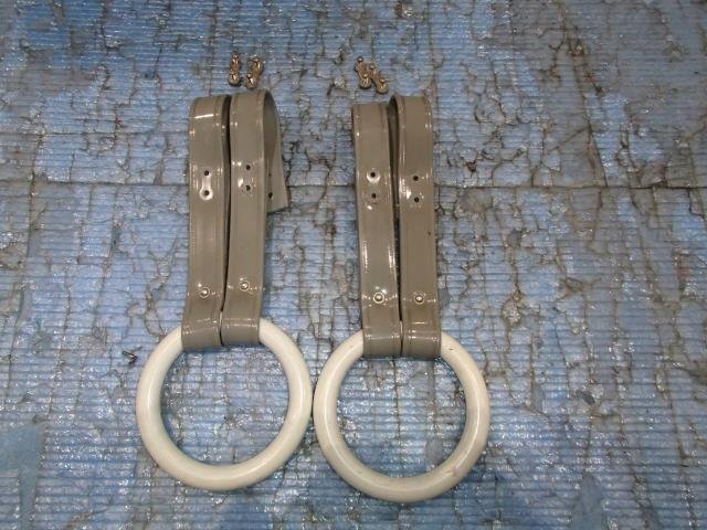 【青森発】バス廃品　つり革　2セット　汚れ有