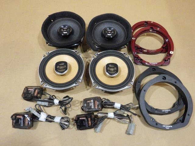 【山形 酒田発】中古 スピーカー4ケセット カロッツェリア carrozzeria TS-J17A TS-J1710A 付屬品寫(xiě)真參照 寫(xiě)真にある物のみ テスト済