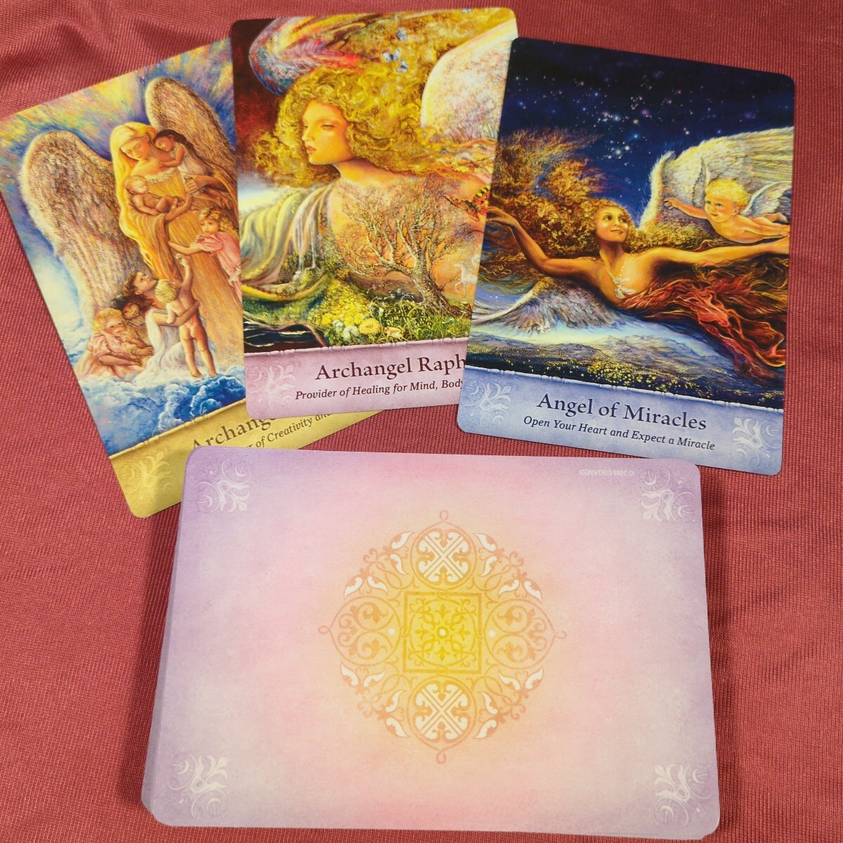 Mystical Wisdom Card Deck 英語版解説書付き