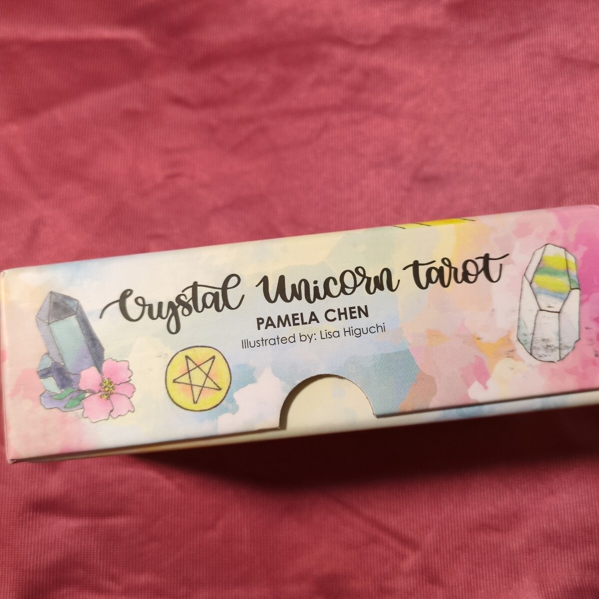 クリスタルユニコーンタロットカード 輸入品 LUNA prospetry Pamela Chen