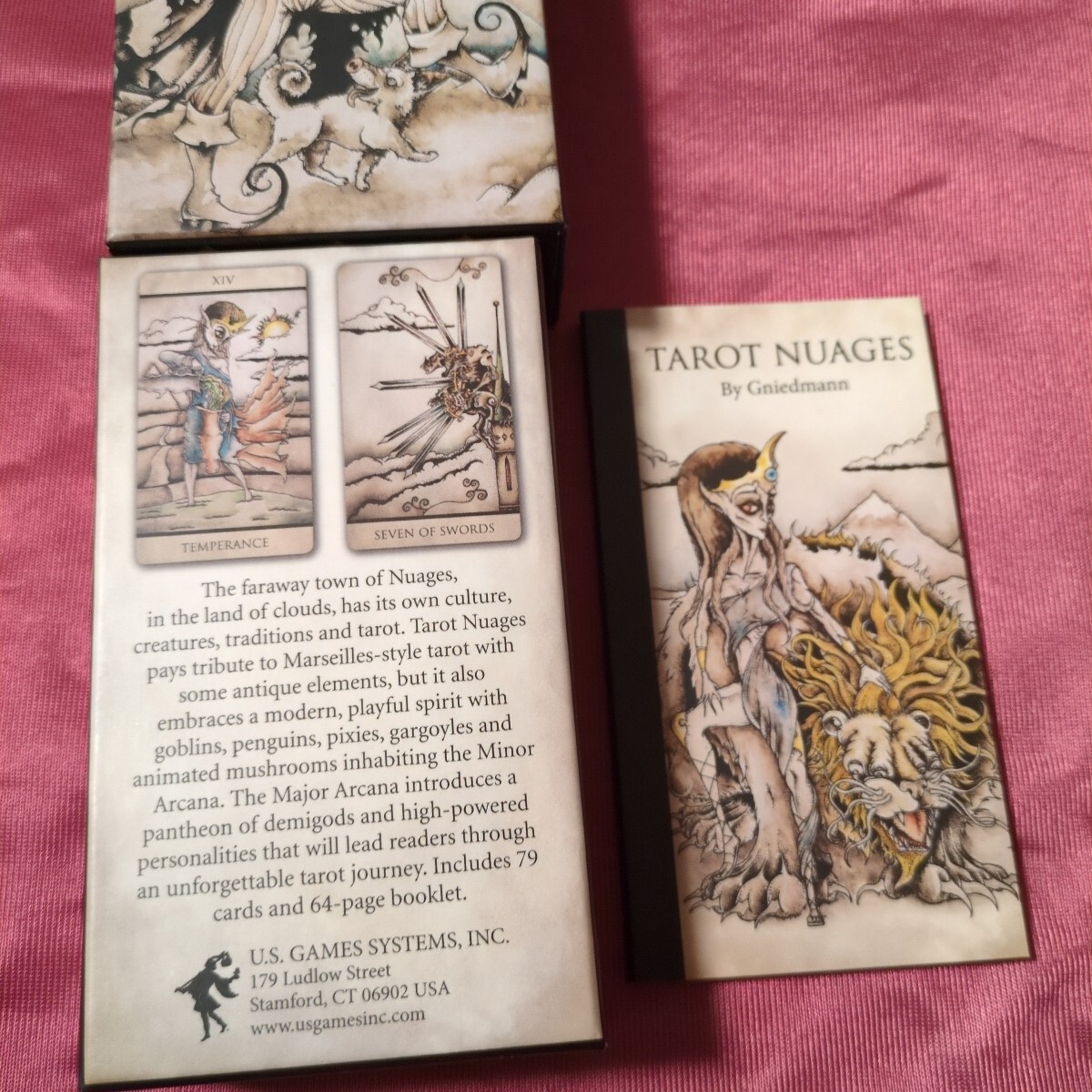 Tarot Nuages 英語版解説書付き
