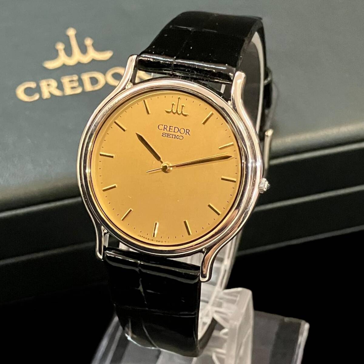 SEIKO CREDOR 腕時計 8J81-6A30 勤続表彰記念 SEIKO CREDOR クレドール 8J81-6A30 株式会社 東芝 25年勤続表彰