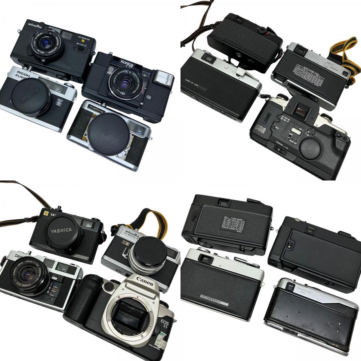 天039 カメラ まとめ売り 7点 ニコン リコー ミノルタ キヤノン コニカ FUJICA リコー ミノルタ ヤシカ ニコン キャノン 20点