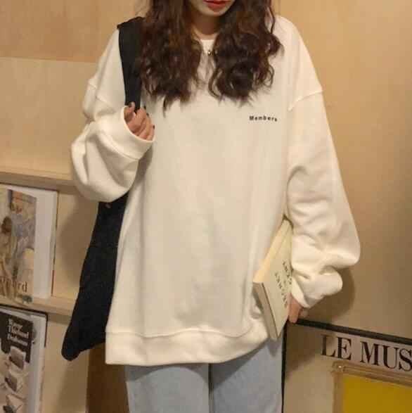 長袖トップス スウェット ゆったり オーバーサイズ カジュアル XL ブルー