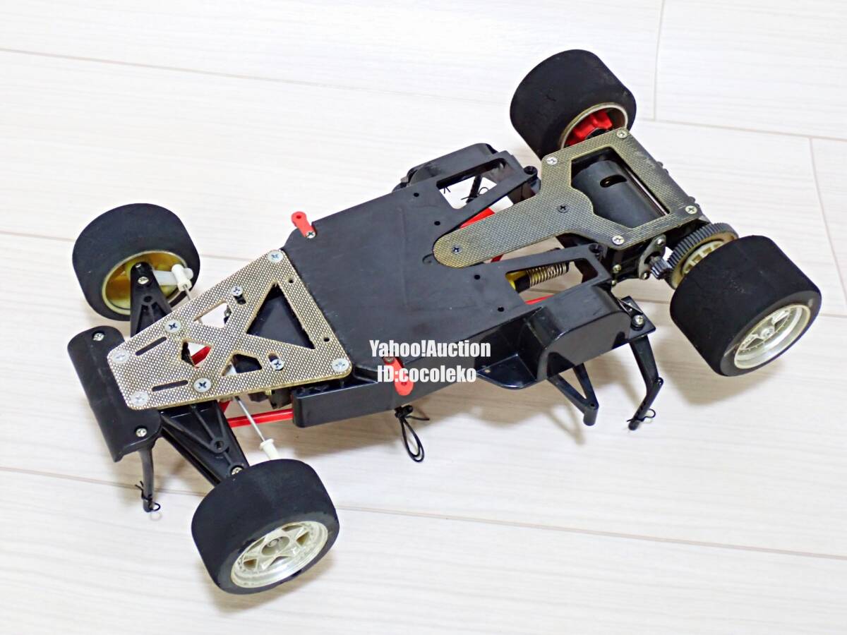 1/10 タミヤ Cカー シャーシ フェラーリ F40 メカ付