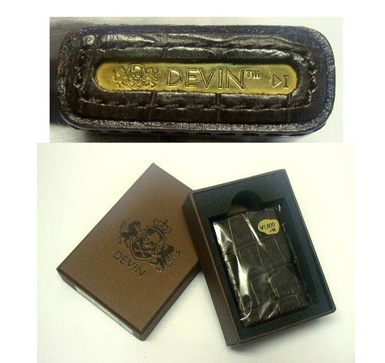  стоимость доставки 390 иен ~ новый товар ARMOR zippo. пересечь . толщина specification [ прекрасный .. плохой ]DEVIN(te vi n) кремень тип масляная зажигалка ( телячья кожа наматывать черный ko рисунок Brown ) латунный 