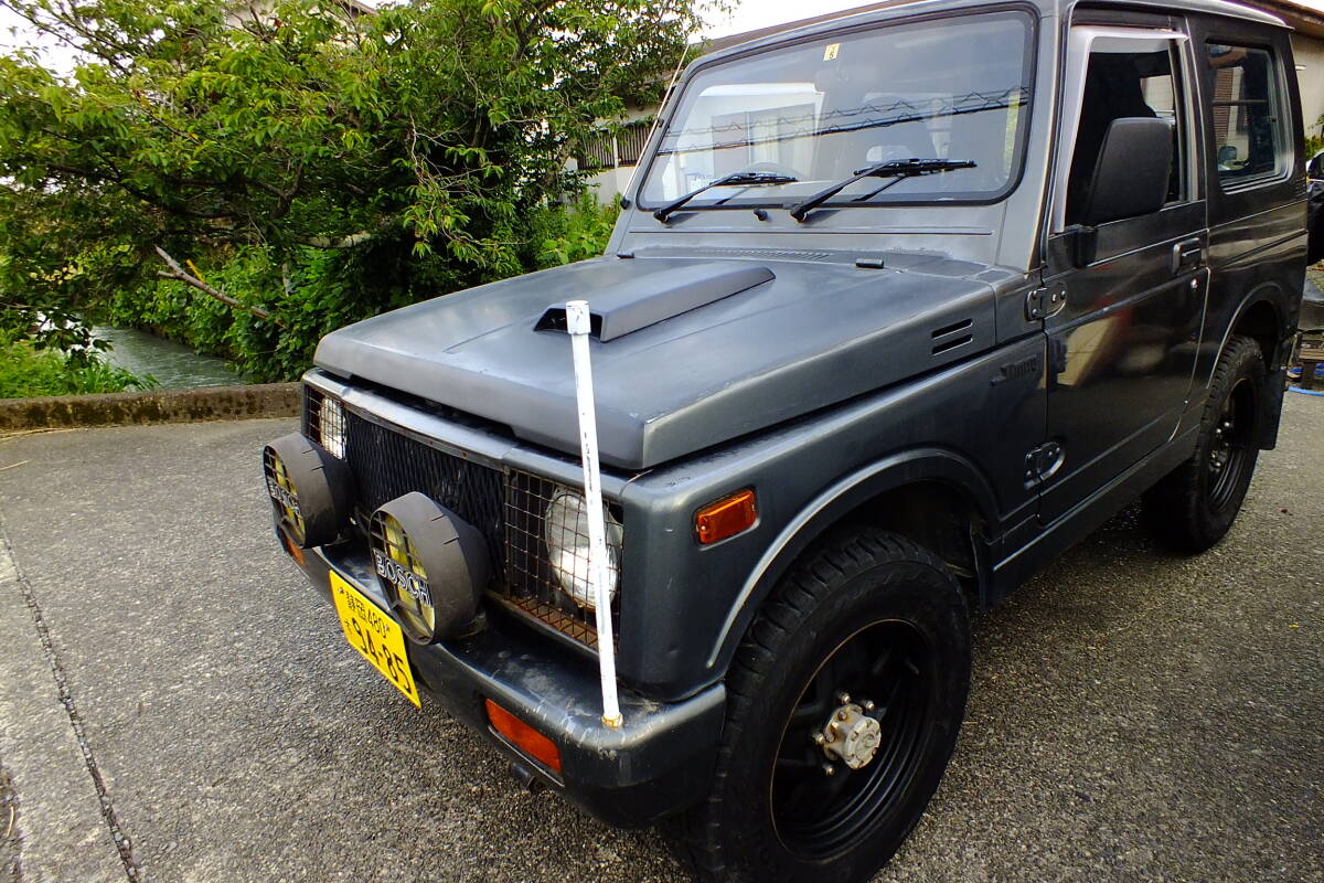 スズキ　ジムニーJA11　リビルトエンジン換裝　まだ慣らし運転中