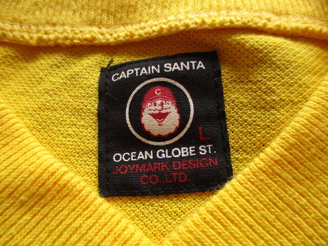 CAPTAIN SANTA　キャプテンサンタ◇襟無しポロシャツ?。獭∩酱瞪? bimg=