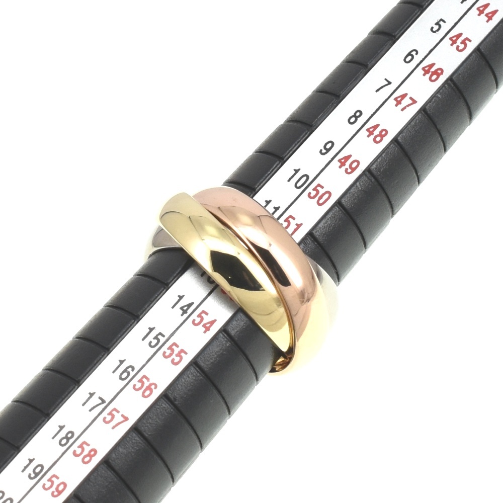 カルティエ CARTIER トリニティ 3連リング サイズ52/JP12 スリーカラ― レディース S#139673