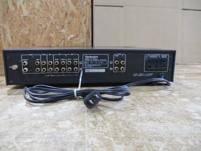 ★0627★Technics SU-A6 コントロールアンプ プリアンプ テクニクス 通電確認(rèn)のみ ジャンク品/他商品と同梱不可