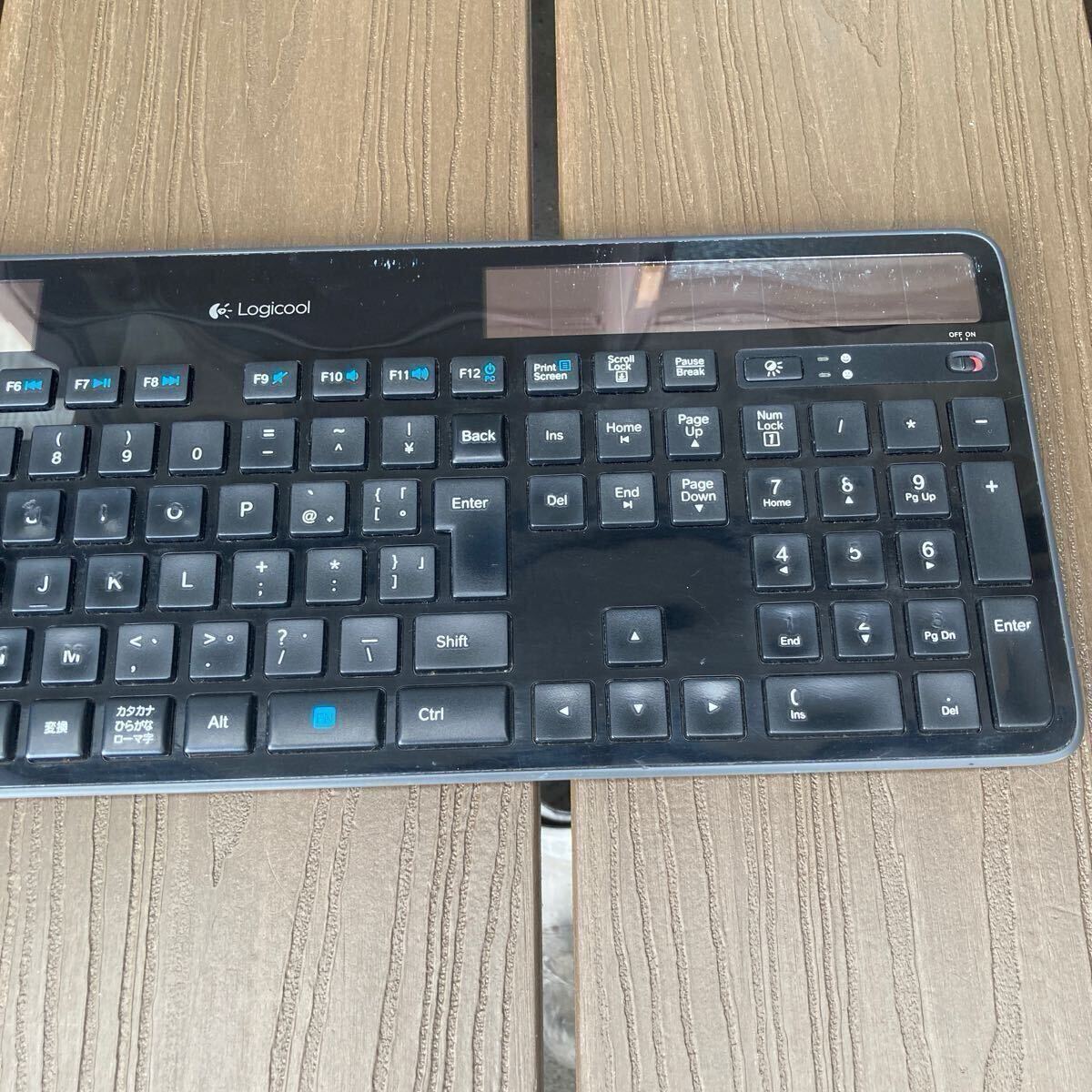  Logicool клавиатура K750 беспроводной солнечный приемник нет 