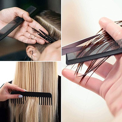 送料無料 コーム セット メンズ ヘアブラシ ワイドメッシュコーム 櫛 ポマード ワックス (8)