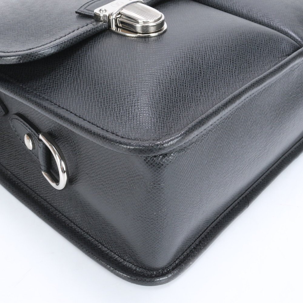 1円■極美品■ルイヴィトン■タイガ アレクセイ M32472 レザー ビジネス バッグ 斜め掛け ショルダー 書類鞄 トート A4 メンズ EUE CD4-2