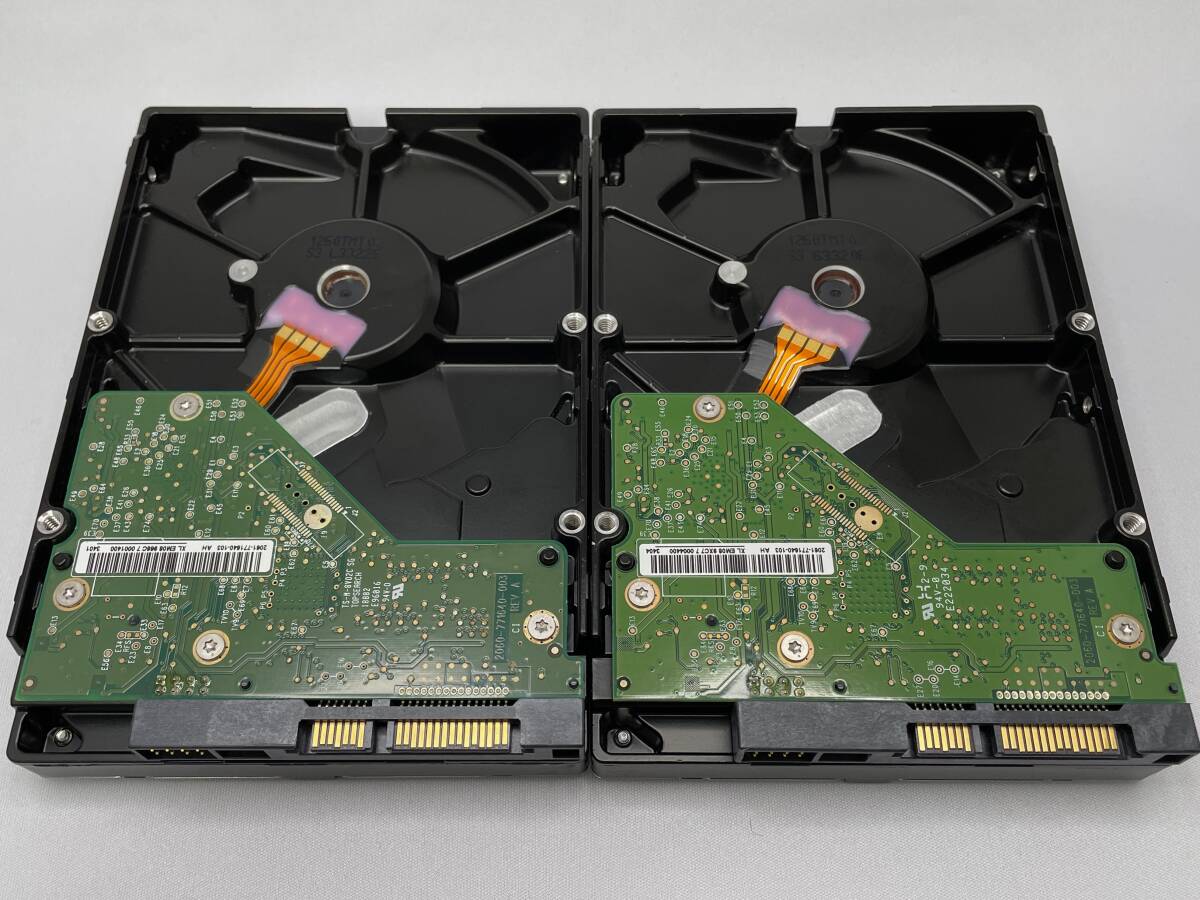 【WD Blue 3.5inch 內蔵ハードディスク(WD5000AAKX) 500GBx2】中古 7200rpm 16MBキャッシュ SATA6G WesternDigitalウエスタンデジタルHDD