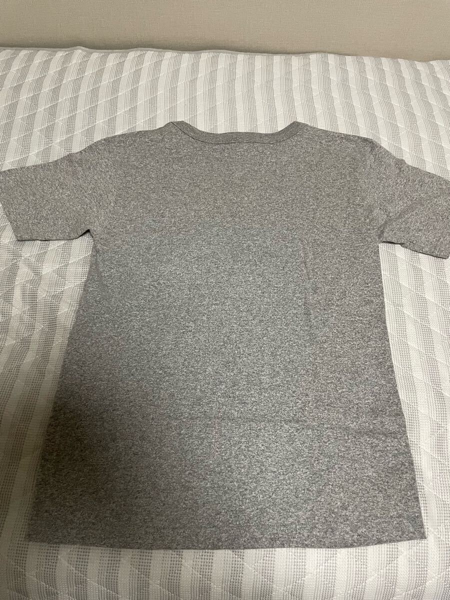 ② 美品 USA制 チャンピオン T1011 Champion グレー 灰 ポケット Tシャツ ポケT プリント アメリカ 米國 リバースウィーブ 1011 M L 古著