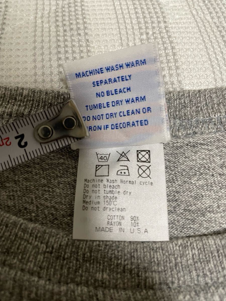 ② 美品 USA制 チャンピオン T1011 Champion グレー 灰 ポケット Tシャツ ポケT プリント アメリカ 米國 リバースウィーブ 1011 M L 古著