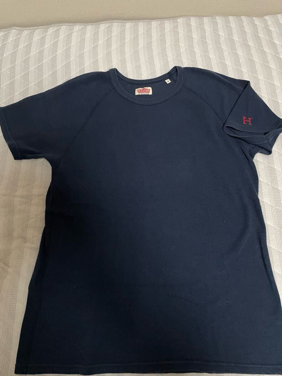 ② 美品 ハリウッドランチマーケット Tシャツ H.R.MARKET ハリラン 半袖 ストレッチフライス Tシャツ 圣林公司 シャツ パンツ カットソー