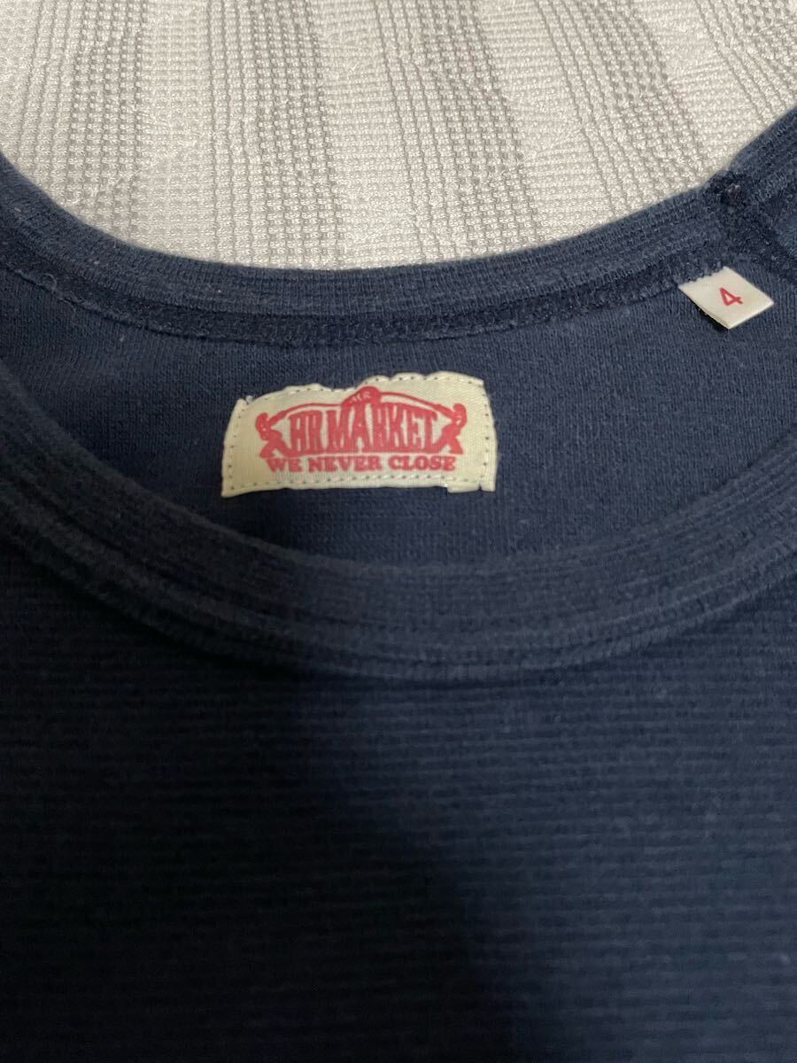 ② 美品 ハリウッドランチマーケット Tシャツ H.R.MARKET ハリラン 半袖 ストレッチフライス Tシャツ 圣林公司 シャツ パンツ カットソー