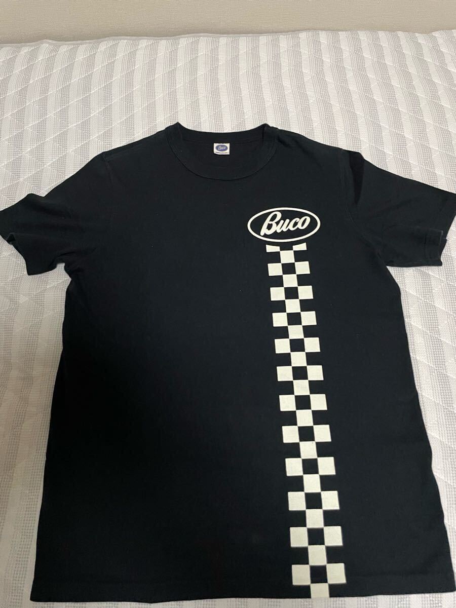 BUCO リアルマッコイズ Tシャツ ブコ ブーコ トイズマッコイ THE REAL McCOYS TOYS McCOY 半袖シャツ アメカジ デニム シャツ ブラック 黒