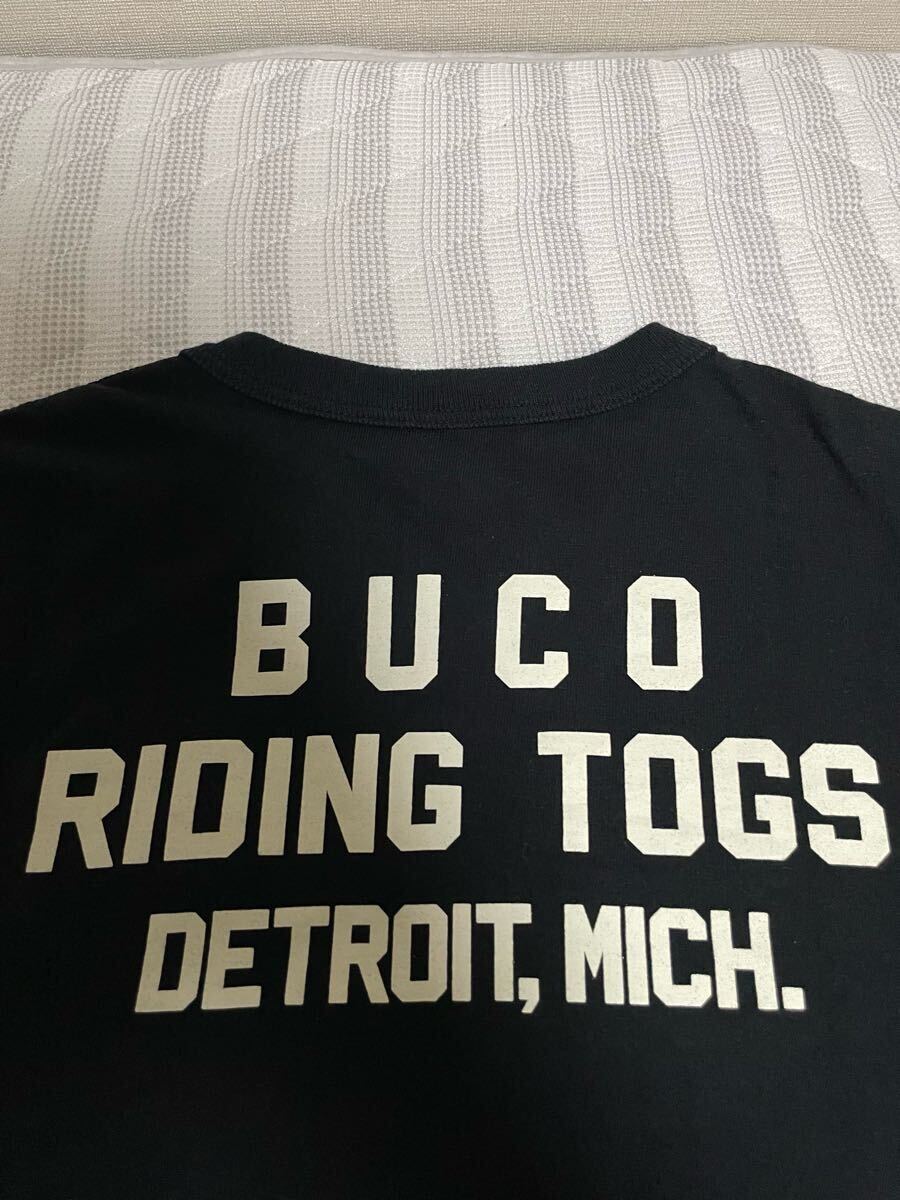 BUCO リアルマッコイズ Tシャツ ブコ ブーコ トイズマッコイ THE REAL McCOYS TOYS McCOY 半袖シャツ アメカジ デニム シャツ ブラック 黒