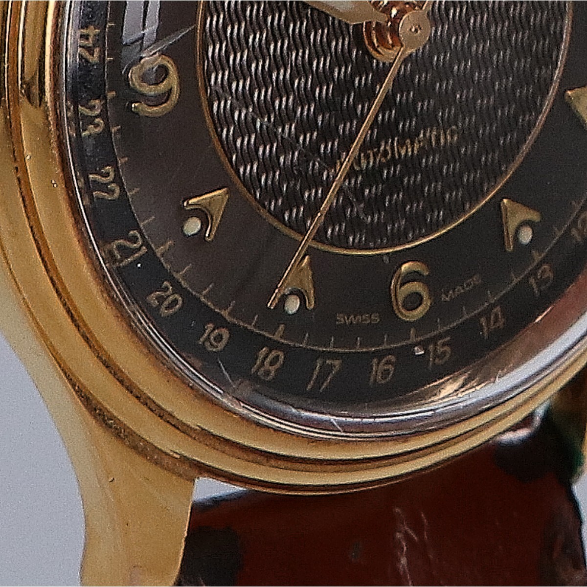 1円 ORIS オリス 7403 ポインターデイト 里スケ AT 腕時(shí)計(jì) メンズ