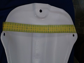 空冷YZ　TS　DT？　詳細不明リアフェンダー　リプロ品_画像4