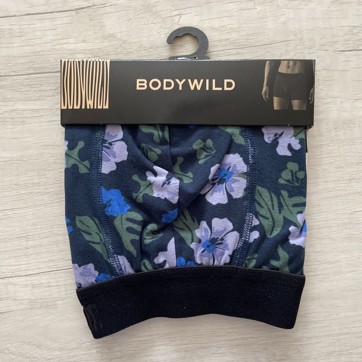 【新品未使用】 グンゼ GUNZE BODY WILD ボクサーパンツ 前とじ ボディワイルド M 下着 メンズ 紳士 ボクサーブリーフ 2枚 花柄 綿混素材