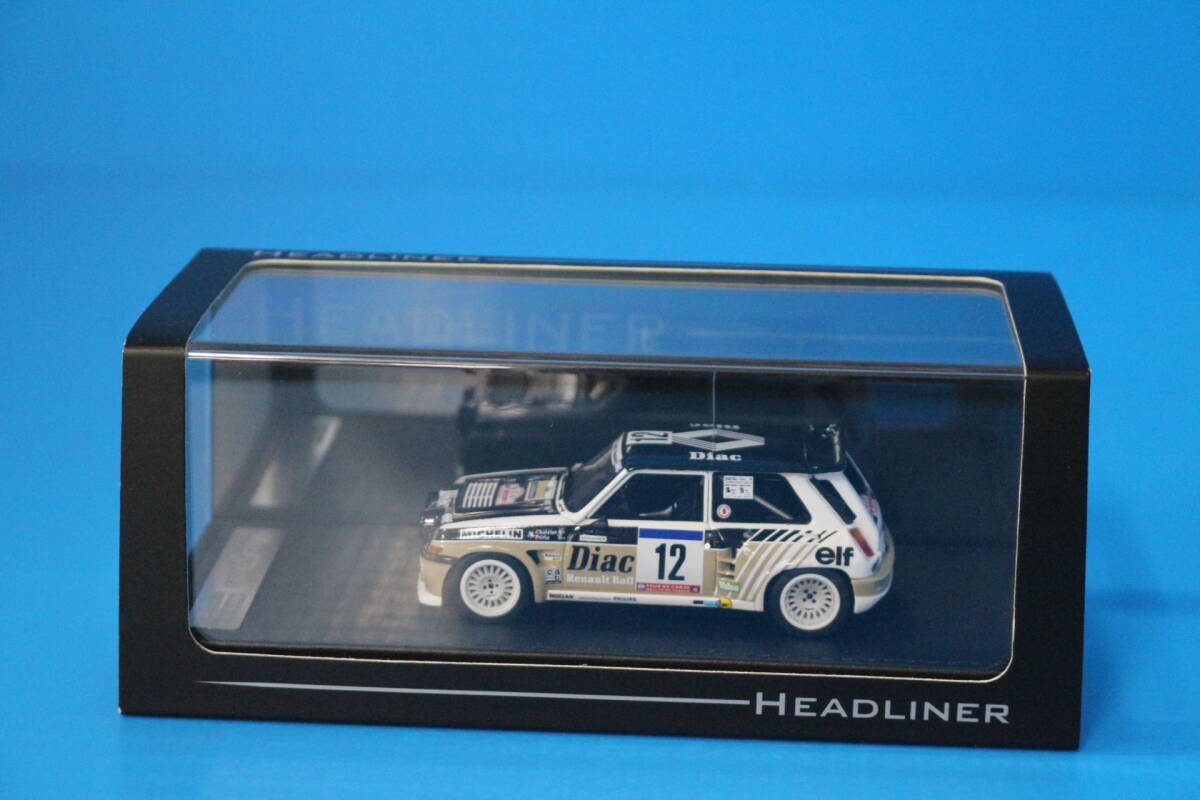 35-10 [現(xiàn)狀品]ヘッドライナー 京商 1/43 Renault 5 MAXI turbo (#12) 1985 Tour de Corse