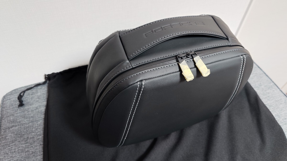 ポルシェ デザイン PORSCHE Design 携帯 バッグ ラゲッジ ハンディバッグ 本革 希少 レザー ブラック ビジネス ルイヴィトン エルメス 等_画像4
