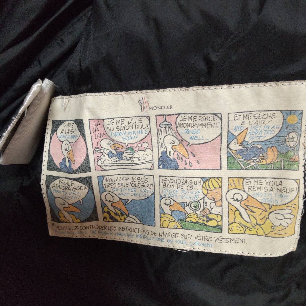 送料無料 モンクレール バディア MONCLER BADIA ダウンジャケット デカワッペン/デカロゴ フード付き ピンク サイズO S~M_画像8