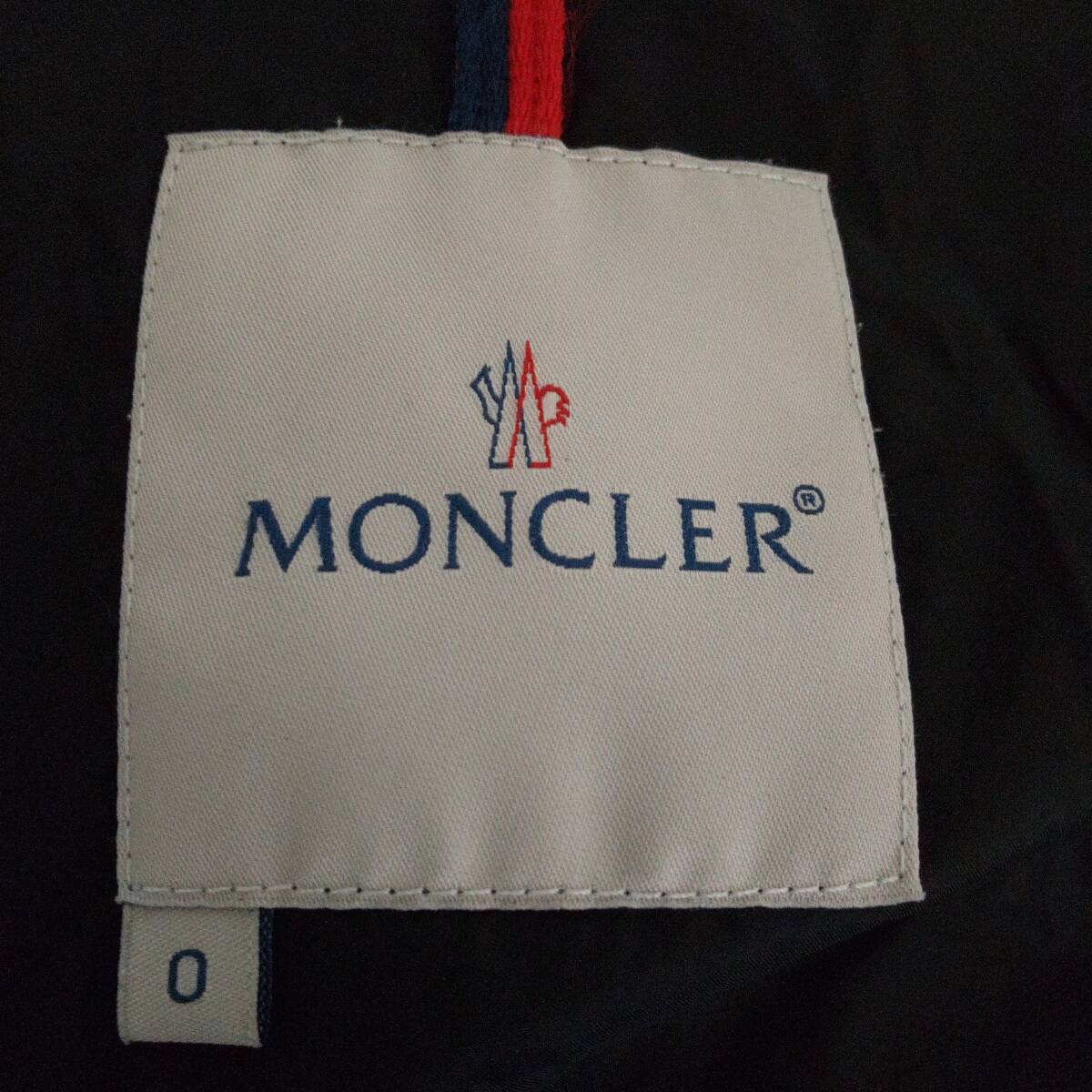 送料無料 モンクレール バディア MONCLER BADIA ダウンジャケット デカワッペン/デカロゴ フード付き ピンク サイズO S~M_画像7