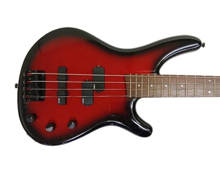 YAMAHA ヤマハ MotionB Red Burst エレキベース 4弦 MADE IN JAPAN ソフトケース付 音出し確認(rèn)済