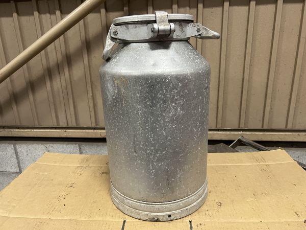 大型 アンティーク ミルク缶 ガーデン インテリア 雑貨 傘立て カフェ レトロ ガーデニング タンク ミルクポット_画像4