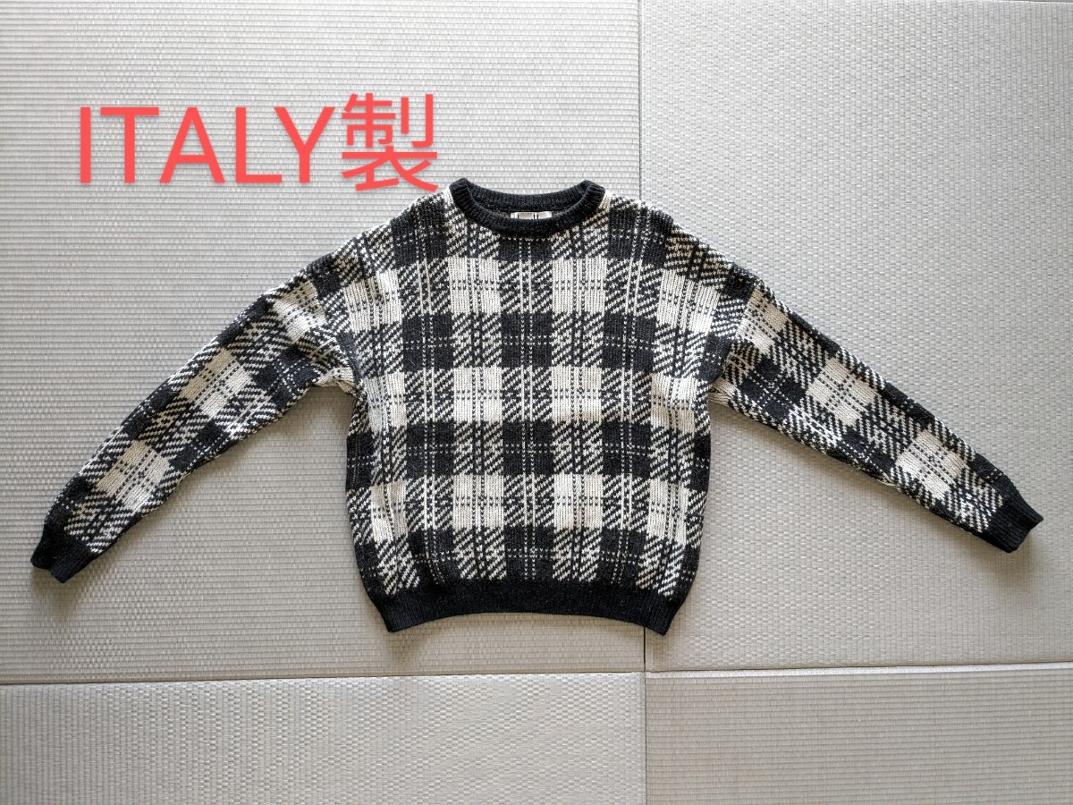 新品同様 BENETTON イタリア制 セーター カシミアブレンドニット ベネトン ヴィンテージセレクション