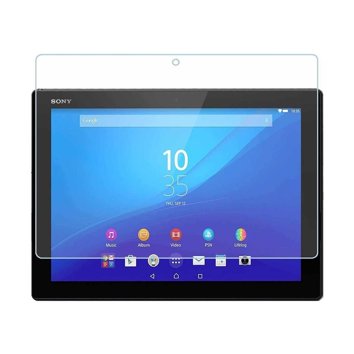Xperia Z4 Tablet 10.1インチ 9H 0.4mm 強化ガラス 液晶保護フィルム R加工なし K733_画像1