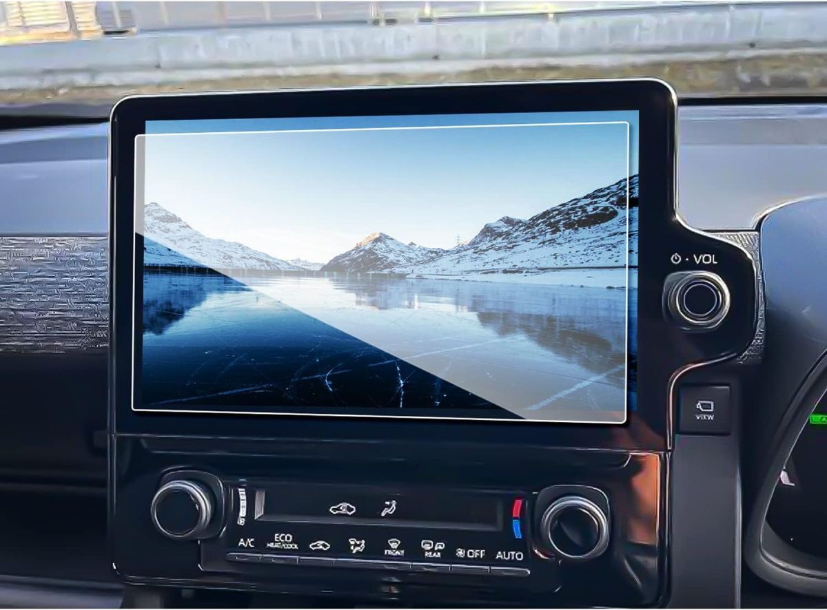 トヨタ 新型 シエンタ 10系 ナビ フィルム 10.5インチ 2022年 純正ナビ ディスプレイオーディオ カーナビ 専用強化ガラス保護フィルム K907_画像1