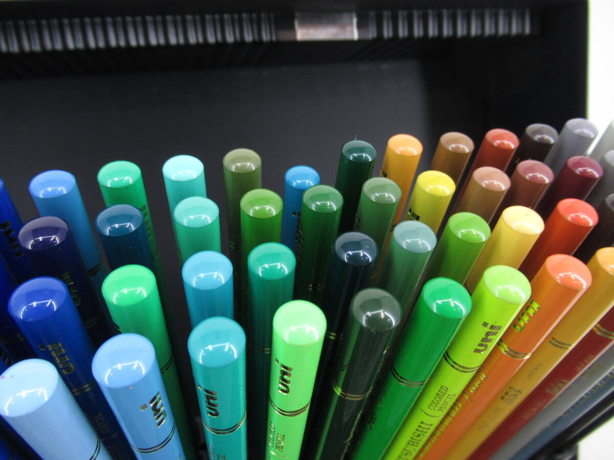 ◆ほぼ未使用◆三菱鉛筆 ユニカラー 色鉛筆100本セット uni COLORED PENCIL 100