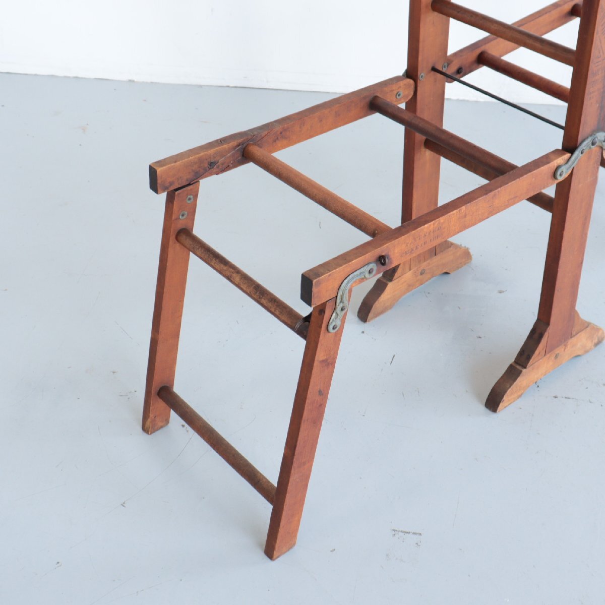 アメリカ アンティーク 1910s 20s 脫水機 / 店舗什器 洗濯 ガーデニング ディスプレイ ラダー 腳立 ヴィンテージ #502-283-504　