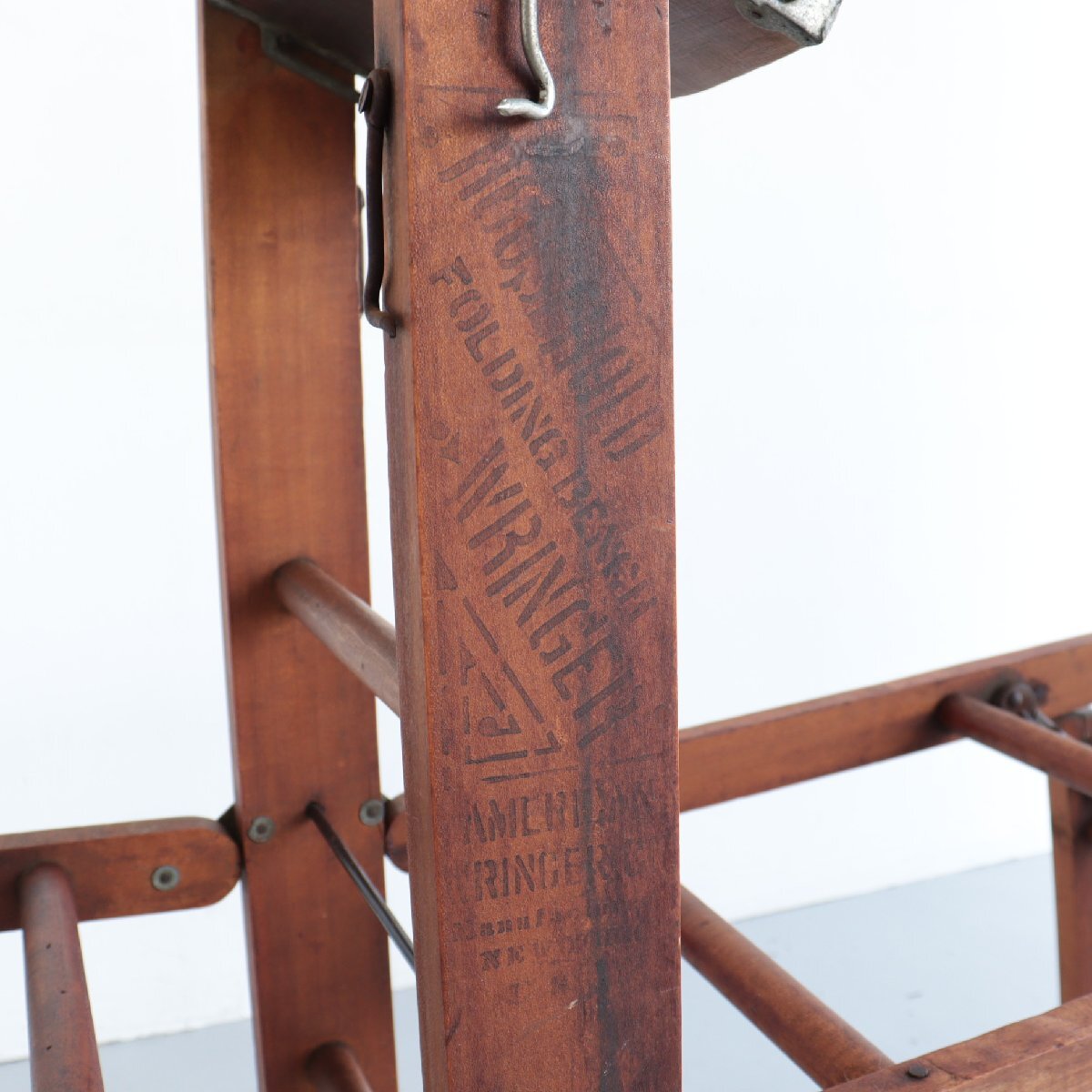 アメリカ アンティーク 1910s 20s 脫水機 / 店舗什器 洗濯 ガーデニング ディスプレイ ラダー 腳立 ヴィンテージ #502-283-504　