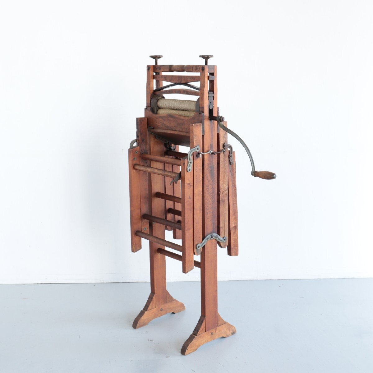 アメリカ アンティーク 1910s 20s 脫水機 / 店舗什器 洗濯 ガーデニング ディスプレイ ラダー 腳立 ヴィンテージ #502-283-504　