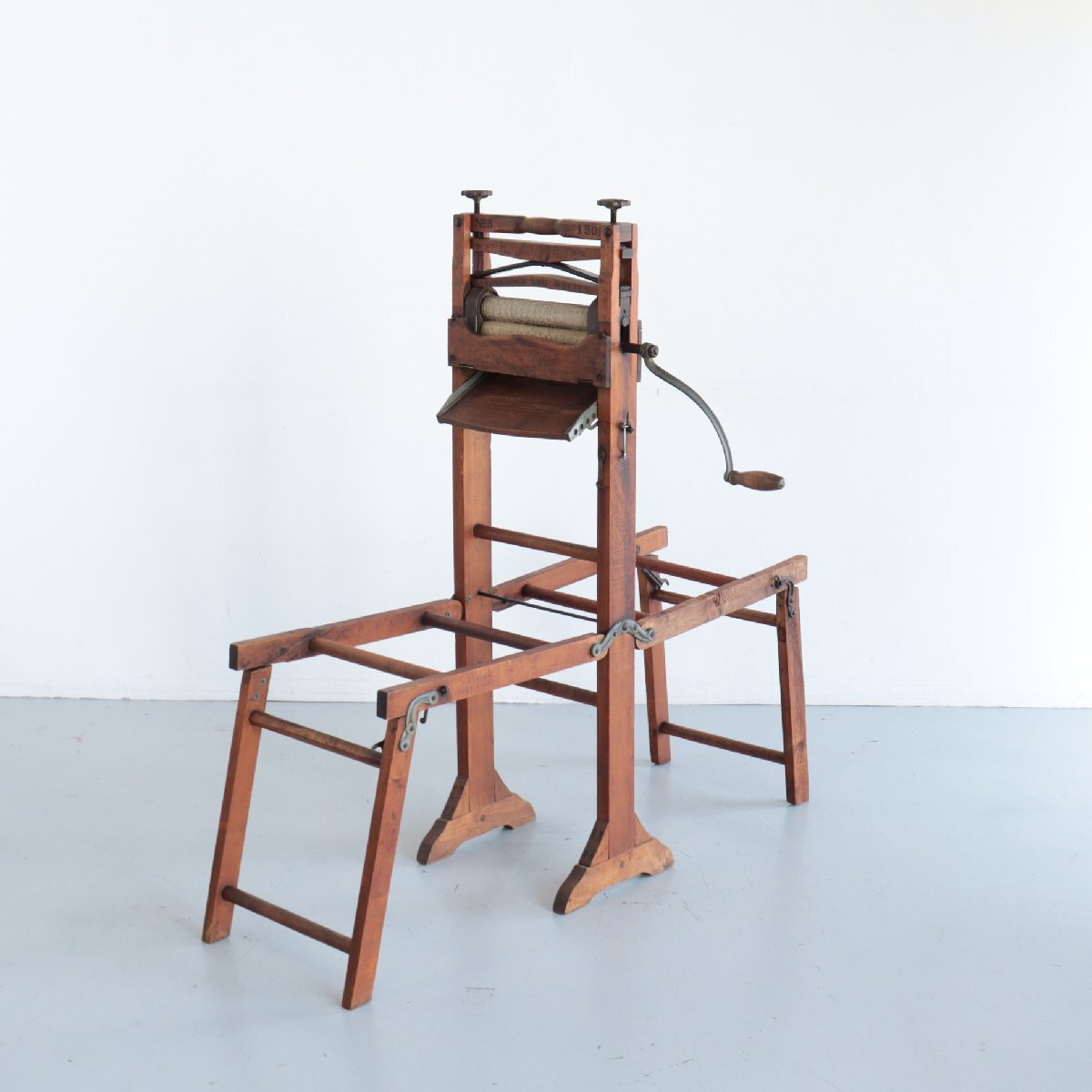 アメリカ アンティーク 1910s 20s 脫水機 / 店舗什器 洗濯 ガーデニング ディスプレイ ラダー 腳立 ヴィンテージ #502-283-504　