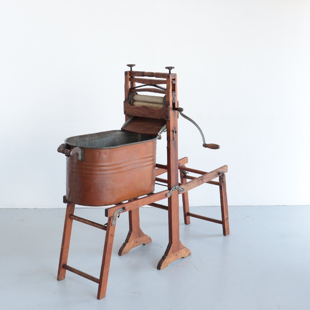アメリカ アンティーク 1910s 20s 脫水機 / 店舗什器 洗濯 ガーデニング ディスプレイ ラダー 腳立 ヴィンテージ #502-283-504　