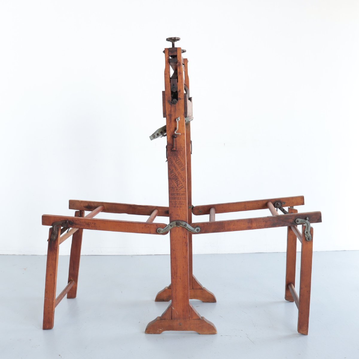 アメリカ アンティーク 1910s 20s 脫水機 / 店舗什器 洗濯 ガーデニング ディスプレイ ラダー 腳立 ヴィンテージ #502-283-504　