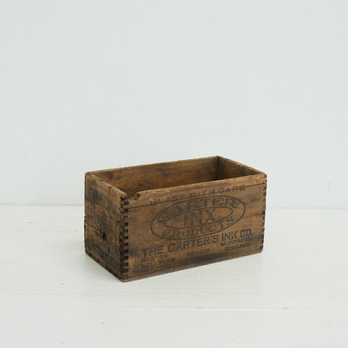 20s 30s The Carter's Ink Co. アンティーク 木箱 / アメリカ カーターズ インク カンパニー 店舗什器 ディスプレイ小物 #702-30-178-308