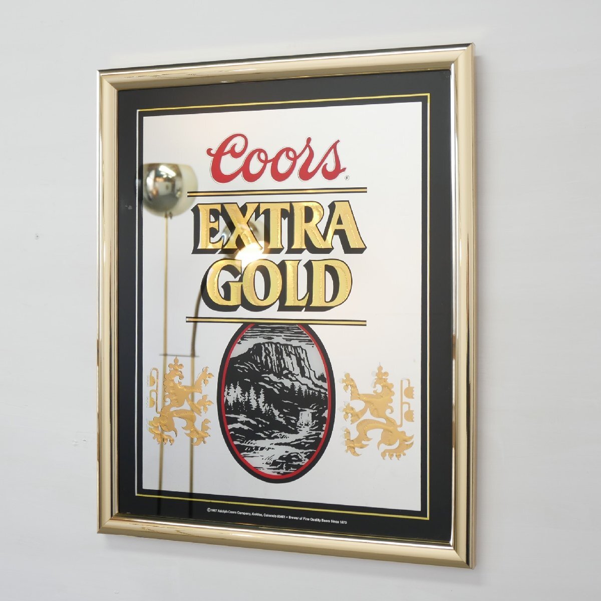 COORS LIGHT アメリカアンティークBEERパブミラーUSA看板ビール