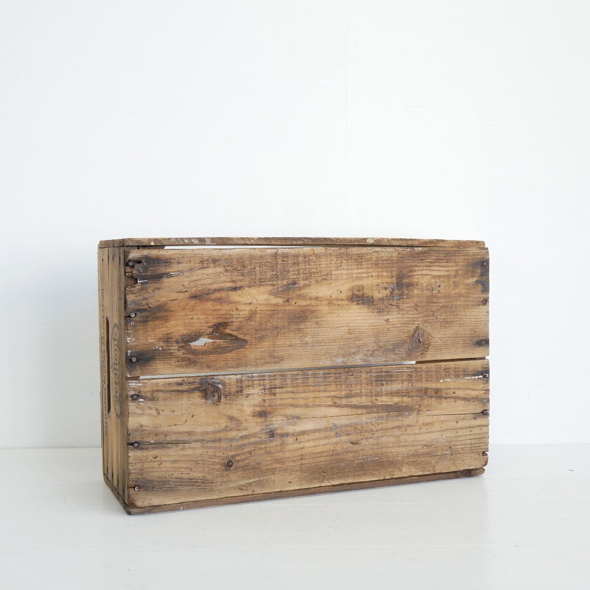 Del monte デル モンテ ヴィンテージ 木箱 / アメリカ WOOD BOX 店舗什器 ディスプレイ小物 #610-20-120-459
