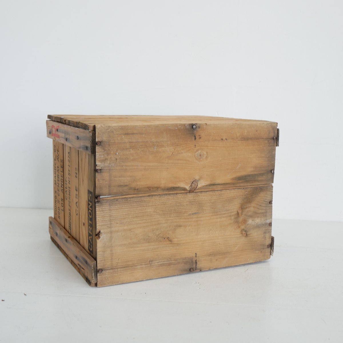 BEEFEATER DRY GIN ビーフィーター ヴィンテージ 木箱 / ロンドン ジン WOOD BOX 店舗什器 ディスプレイ小物 #610-25-361-465