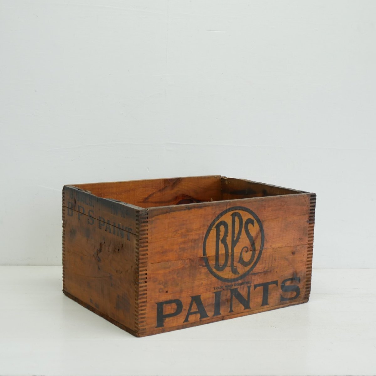 30s PAINTS ヴィンテージ 木箱 / アメリカ 涂料 ペイント 運(yùn)送用 WOOD BOX 店舗什器 ディスプレイ小物 #702-30-179-265