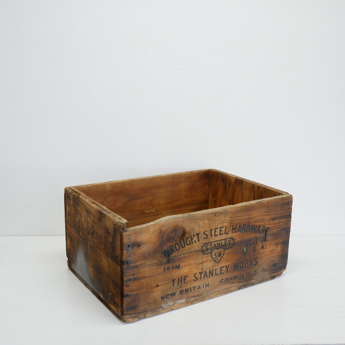 STANLEY HARDWARE ヴィンテージ 木箱 / アメリカ スタンレー 金物店 WOOD BOX 店舗什器 ディスプレイ小物 #702-50-149-259