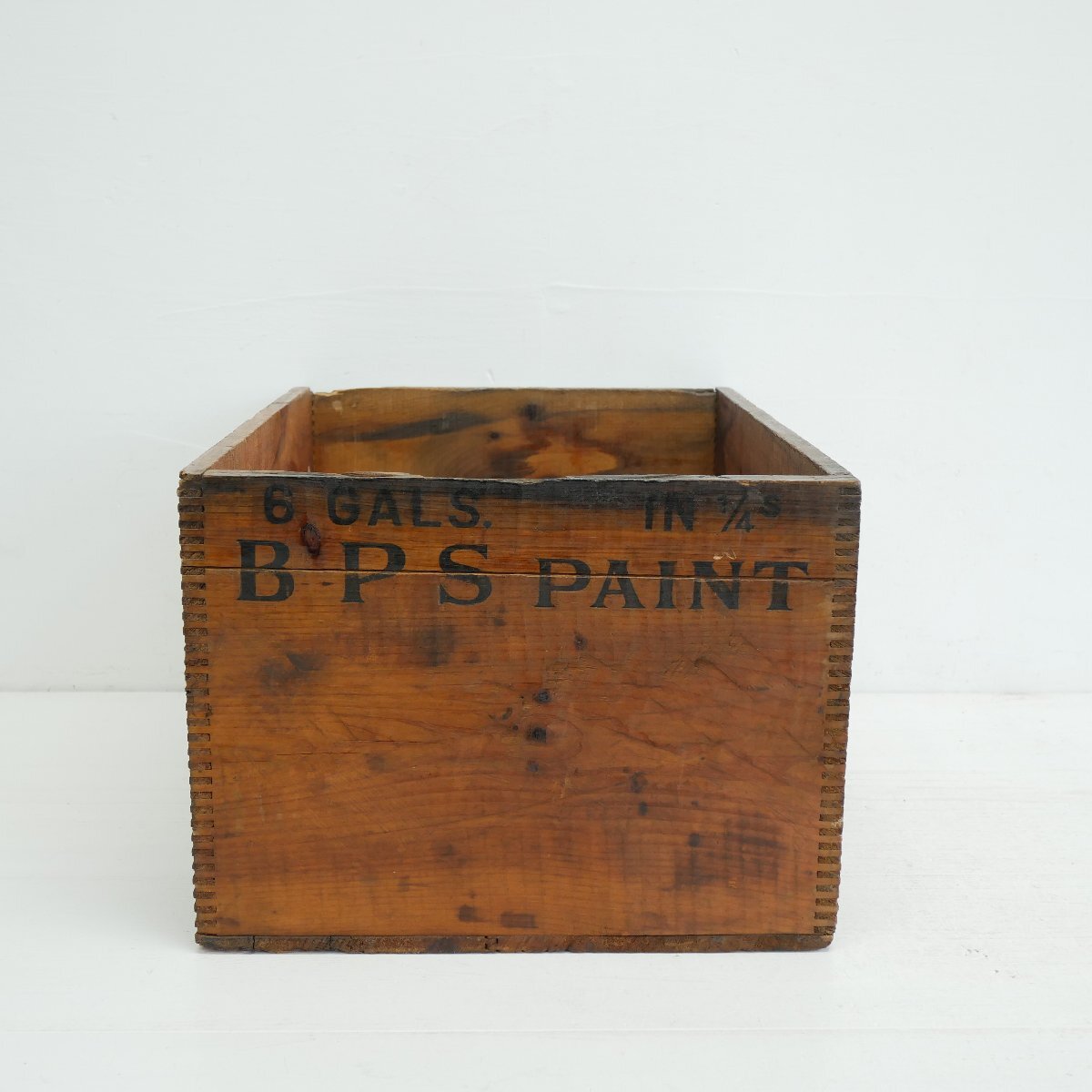 30s PAINTS ヴィンテージ 木箱 / アメリカ 涂料 ペイント 運(yùn)送用 WOOD BOX 店舗什器 ディスプレイ小物 #702-30-179-265